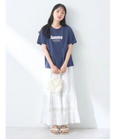 earth music&ecology ロゴソリッドミニマルＴシャツ