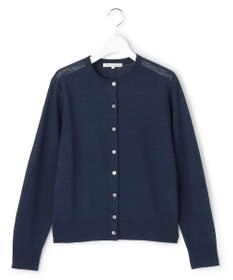 23区 【先行予約】ピュアリネンハイゲージ カーディガン
