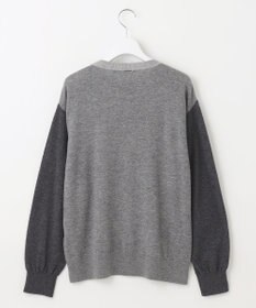 自由区 L 【カタログ掲載】ファインウールカシミヤクルーネック ニット