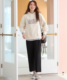 ANY 【ウエストゴム/リントラク加工/裏起毛/ストレッチ】シークレットウォーム　ワイドパンツ