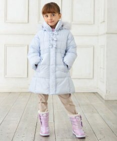 ANY KIDS 【洗濯機OK】中綿Aラインロングコート