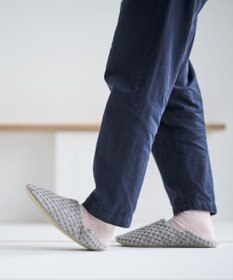 LOOM&SPOOL GRS綿毛布ルームシューズ