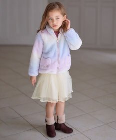 ANY KIDS ネコポケットボアブルゾン