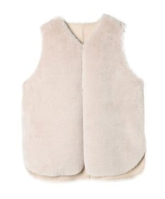 AMERICAN HOLIC 丈違いフェイクファーベスト