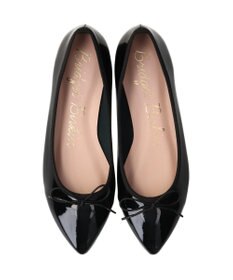 Bridget Birkin 【Bridget Birkin】ポインテッドリボンレインフラットパンプス