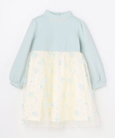 ANY KIDS フラワーチュール ドッキングワンピース