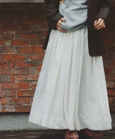 #Newans 【高山都さんコラボ】ダブルギャザーロングスカート