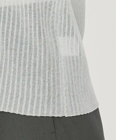 uncrave シアー リブ ノースリーブ ニット（uncrave STANDARD）