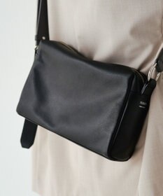 russet 【2025AW新作】レザースクエアショルダーバッグ(CE-1575)