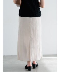 Te chichi フロントタックサテンスカート