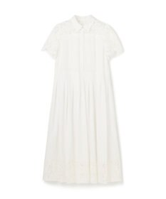 GRACE CONTINENTAL レースコンビタフタワンピース