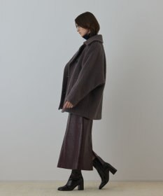 GRACE CONTINENTAL シャギ－ハ－フコ－ト