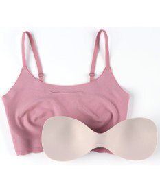 WACOAL 【GOCOCi ゴコチ】 ノンワイヤー ハーフトップ 伸びのよい素材を使用 ムレにくく快適 フラット仕上げ ホックなし ブラトップ レディース CGG220 /ワコール