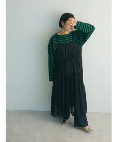 Green Parks armonia.ティアードシアーキャミワンピース