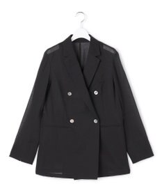 23区 【先行予約】ナイロンコットンシアーボイル ダブルジャケット