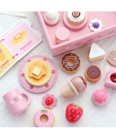 Mother garden 【ギフト巾着セット商品】 1.5歳からの木のおもちゃ ファースト スウィートカフェリボン