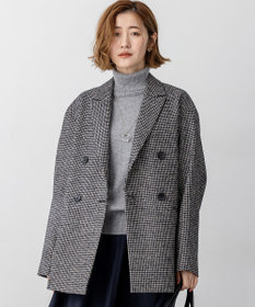 BLAMINK　FALL ミックスツイードショートスリーブコート BLAMINK FALL ミックスツイードショートスリーブコート