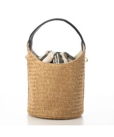 UNBILLION cachecache ジャガード巾着付きポリプロピレンバケツバッグ