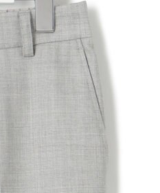 23区 クリアウールサキソニー テーパードパンツ