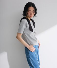 Green Parks ・ｓｗｉｎｇ　ｂｙ　ショルダーリボンリブカットソー