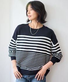 ANY 【洗濯機可】ボーダーニット