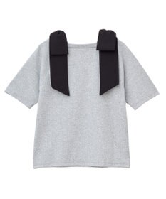 Green Parks ・ｓｗｉｎｇ　ｂｙ　ショルダーリボンリブカットソー