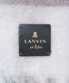 AURORA 【 LANVIN en Bleu （ランバン オン ブルー）】モコモコカラーブロックマフラー(WASH)