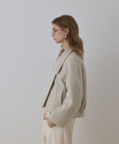 GRACE CONTINENTAL アルパカシャギージャケット