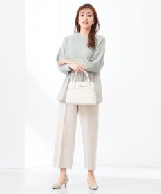 ANY SIS 【洗える】プリーツコンビ ニット