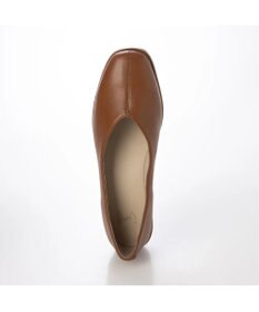 ing <ing>【WEB限定】【サスティナブル】スクエアトゥVカットフラットパンプス