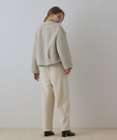 GRACE CONTINENTAL アルパカシャギージャケット