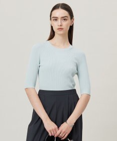 ICB L 【洗える】ハイゲージリブベーシック プルオーバーニット