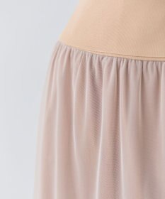 BEIGE， 【洗える】TAMARIX / ストレッチチュールIラインスカート