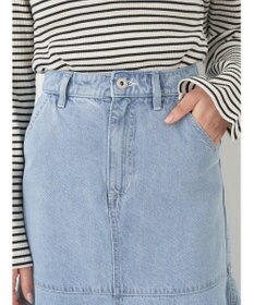 earth music&ecology ペプラムマーメイドデニムスカート