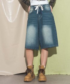 WEGO ブラストデニムハーフパンツ