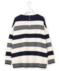 23区 L 【洗える】ウールコットンストレッチ オーバーサイズ ニット