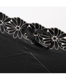 UNBILLION UV カット率99％以上  カシュネ cachenez / PUフラワーポーラー刺繍3段折りたたみ傘