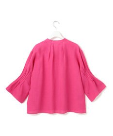 23区 S 【洗える】LIBECO タックスリーブ シャツ