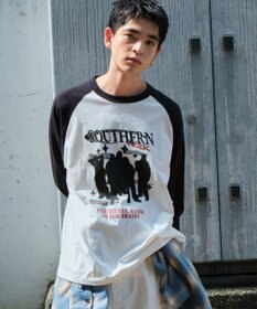 WEGO 【ユニセックス着用ITEM】ラグラングラフィックBIG　T（LS）
