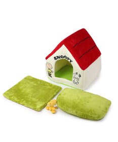 PET PARADISE スヌーピー お庭付き赤い屋根の 折り畳みハウス【大】