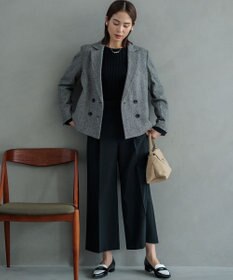 組曲 【WEB限定】ELENAフレアスリーブ リブニット