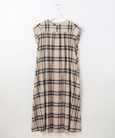 自由区 【カタログ掲載・洗える】シアーブライトチェック ワンピース