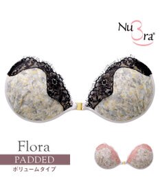BRADELIS New York 【NuBra / ボリュームアップ】パテッドヌーブラ フローラ ストラップレスで肩こり軽減