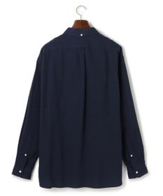 J.PRESS MEN 【J.PRESS ORIGINALS】【UNISEX】Cotton Silk Yarn Dyed Twill B.D. Shirts / Baggy-Fit