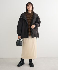 Green Parks ぽかぽか裏起毛ベロアＩラインスカート