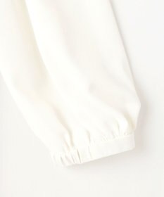 組曲 L 【KUMIKYOKU NAVY】ジョーゼットシフォン2WAY ボウタイブラウス