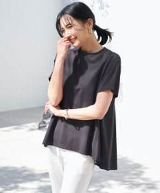UNFILO L BEAUTY FORM-T バックフレアTシャツ