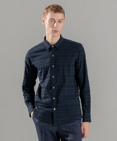 JOSEPH HOMME レボソジャガードストレッチ　レギュラーカラーシャツ
