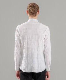 JOSEPH HOMME レボソジャガードストレッチ　レギュラーカラーシャツ