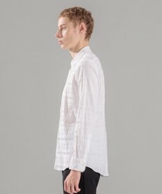 JOSEPH HOMME レボソジャガードストレッチ　レギュラーカラーシャツ
